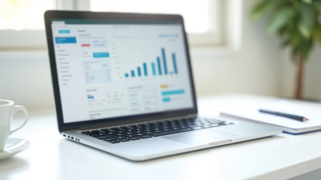 Demostración de herramienta de auditoría de suscripciones en pantalla de computadora portátil